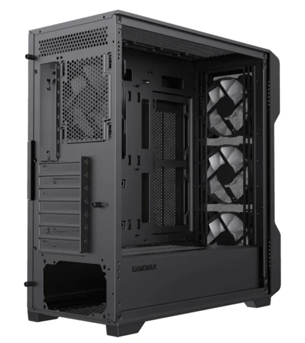 کیس کامپیوتر گیم مکس مدل siege black - Image 5
