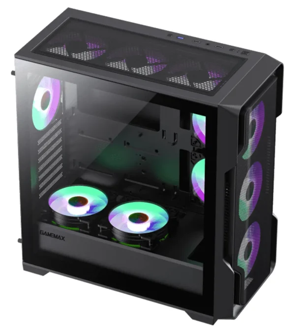 کیس کامپیوتر گیم مکس مدل siege black - Image 6
