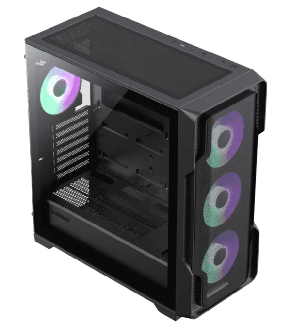 کیس کامپیوتر گیم مکس مدل siege black - Image 7
