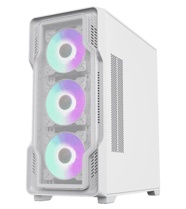 کیس کامپیوتر گیم مکس مدل siege White - Image 3