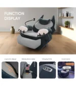 استیشن گیمینگ اینگریم Smart Recliner Black - Image 5