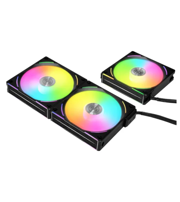 فن کیس لیان لی UNI FAN AL V2 Black بسته 3 عددی - Image 3