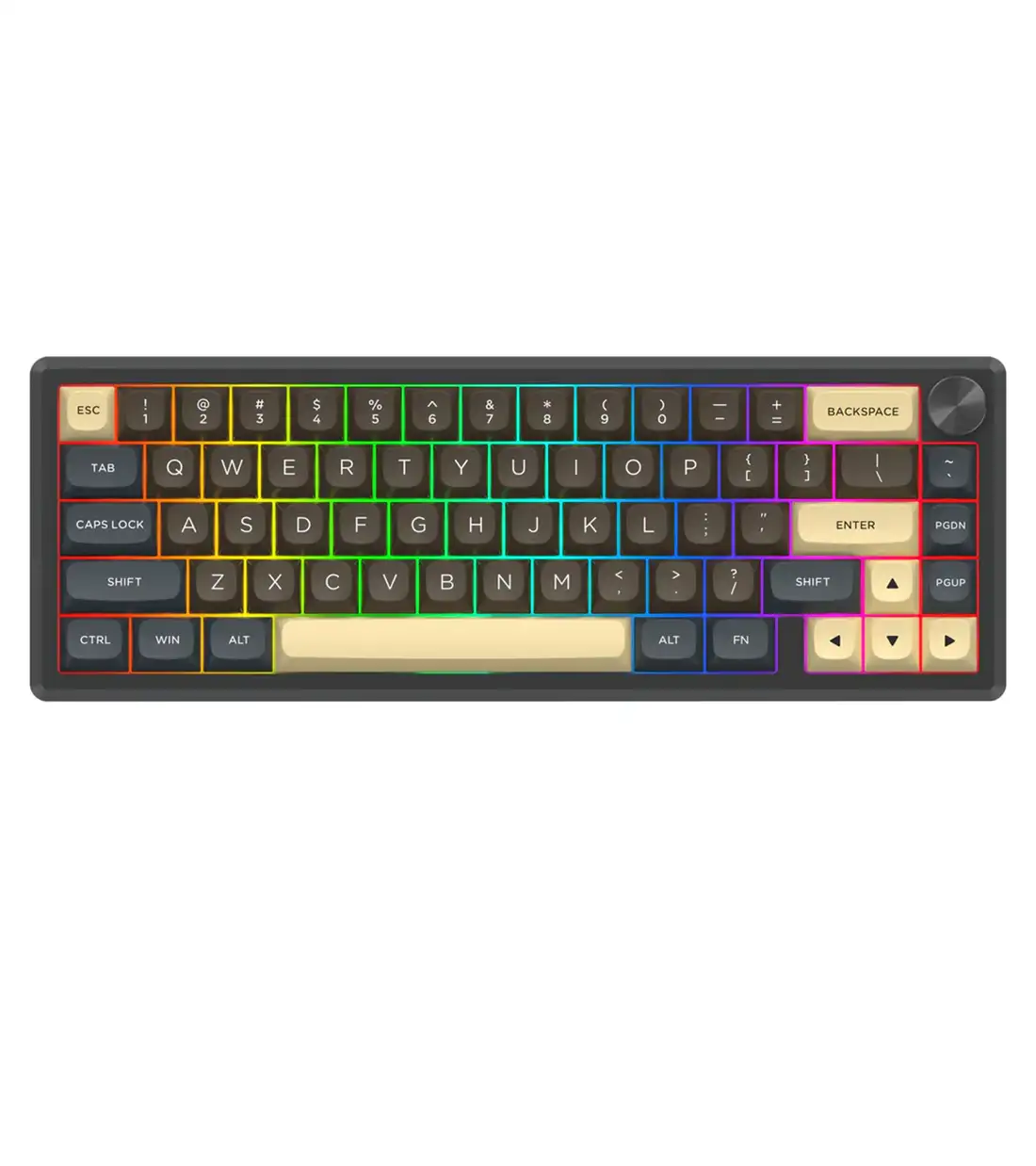 URANUS-PRO-K727-CGY-1-1.webp کیبورد بی سیم مکانیکال گیمینگ ردراگون URANUS PRO K727 CGY - Image 1