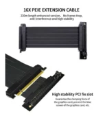 کابل و براکت نصب عمودی کارت گرافیک گیم مکس Vertical GPU Kit - Image 9