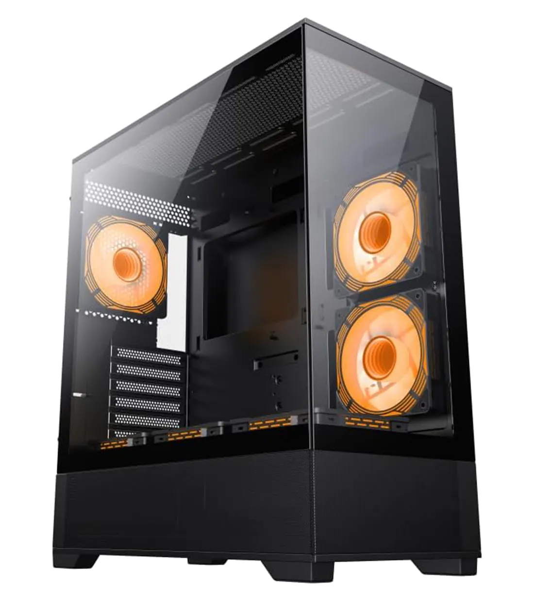 Vista-Black-1-1.webp کیس کامپیوتر گیم مکس مدل Vista BLACK - Image 1