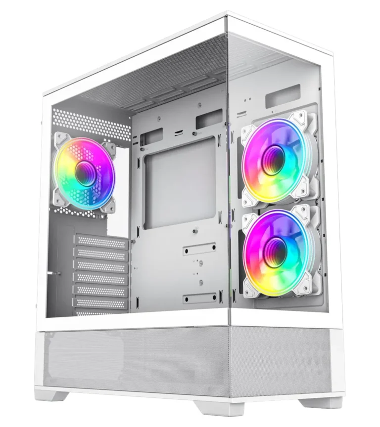 کیس کامپیوتر گیم مکس مدل Vista AW WHITE