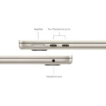 لپ تاپ 13.6 اینچی اپل مدل MacBook Air MC7W4 2024 Starlight - Image 4