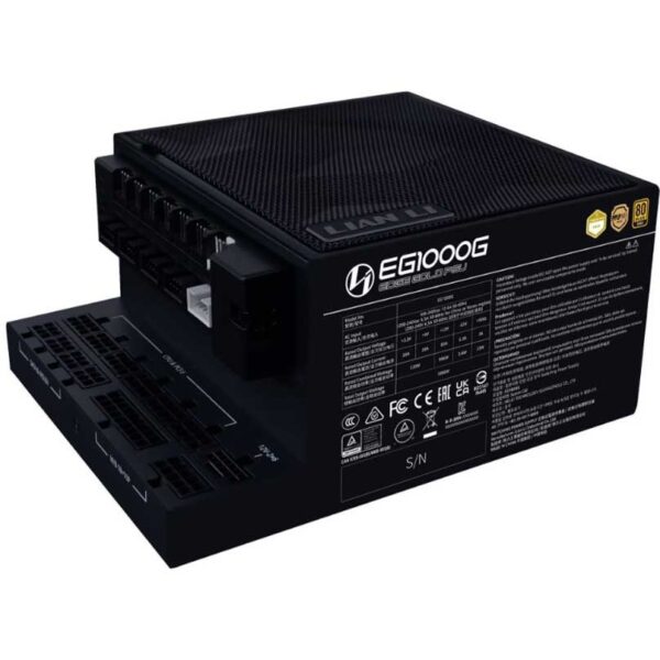 پاور 1000 وات لیان لی EDGE 1000 UK Black Full Modular - Image 3