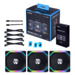 فن کیس لیان لی UNI Fan SL120 RGB Black بسته 3 عددی - Image 4