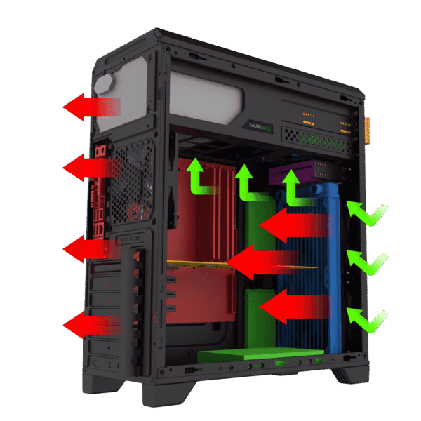 کیس کامپیوتر گیم مکس مدل G563-FRGB - Image 3