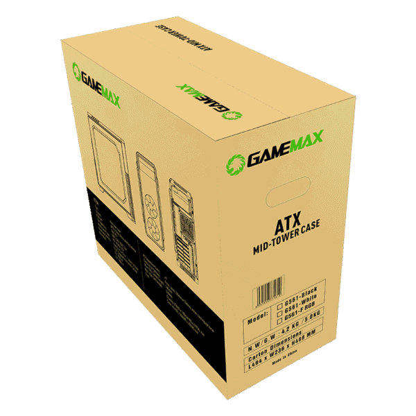 کیس کامپیوتر گیم مکس مدل G561-FRGB - Image 4