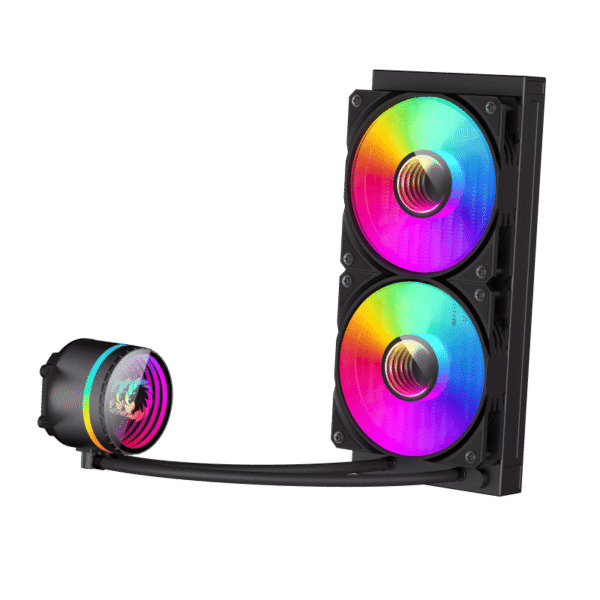 خنک کننده پردازنده مایع گیم مکس مدل ICEBURG 240 Infinity Black - Image 5