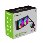 خنک کننده پردازنده مایع گیم مکس مدل ICEBURG 240 Infinity Black - Image 6