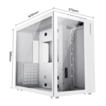 کیس کامپیوتر گیم مکس مدل INFINITY WHITE - Image 8