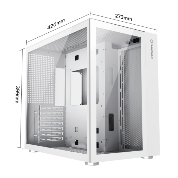 کیس کامپیوتر گیم مکس مدل INFINITY WHITE - Image 8