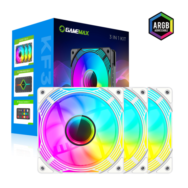 فن کیس گیم مکس مدل KF300 WH - Image 4