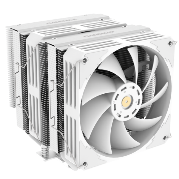 خنک کننده پردازنده گیم مکس مدل Twin 600 White - Image 4