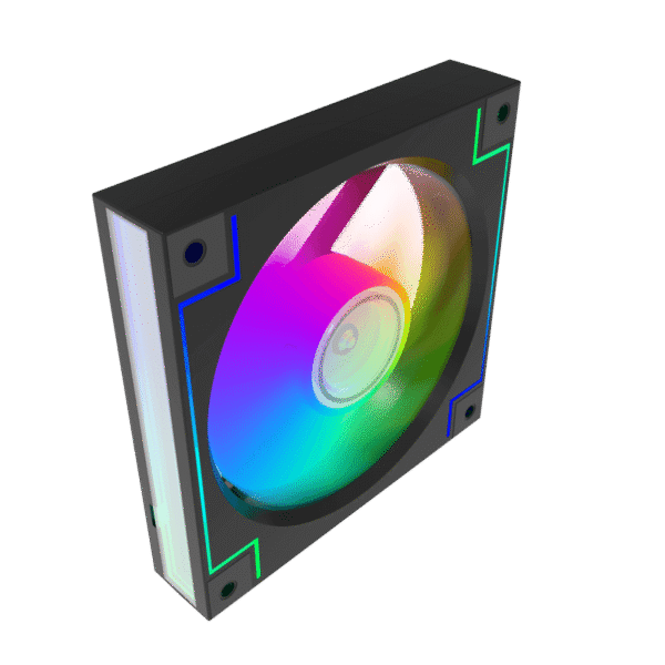 فن کیس گیمینگ گیم‌ مکس RD300 Black بسته 3 عددی - Image 6