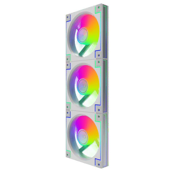فن کیس گیمینگ گیم‌ مکس RD300 White بسته 3 عددی - Image 6