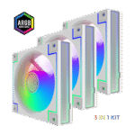 فن کیس گیمینگ گیم‌ مکس RD300 White بسته 3 عددی