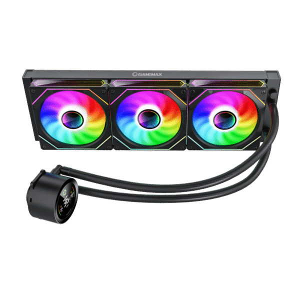 خنک کننده پردازنده مایع گیم مکس IceBurg 360 Digital Black - Image 3