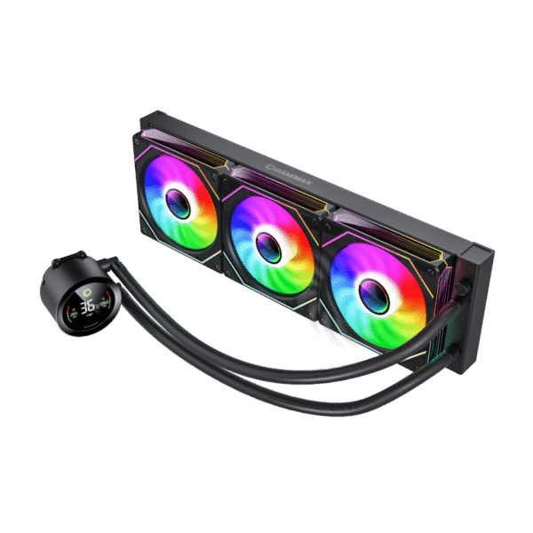 خنک کننده پردازنده مایع گیم مکس IceBurg 360 Digital Black - Image 4