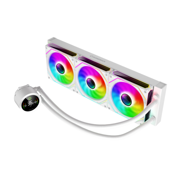خنک کننده پردازنده مایع گیم مکس IceBurg 360 Digital White - Image 4