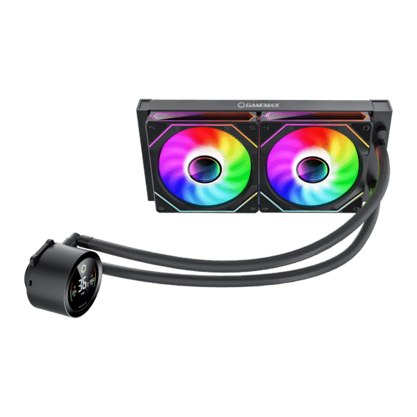 خنک کننده پردازنده مایع گیم مکس IceBurg 240 Digital Black - Image 3