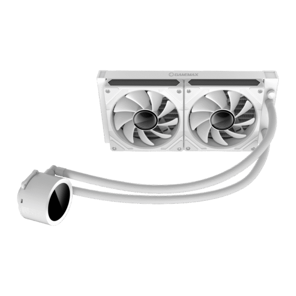 خنک کننده پردازنده مایع گیم مکس IceBurg 240 Digital White - Image 5