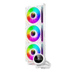 خنک کننده پردازنده مایع گیم مکس IceBurg 360 Digital White
