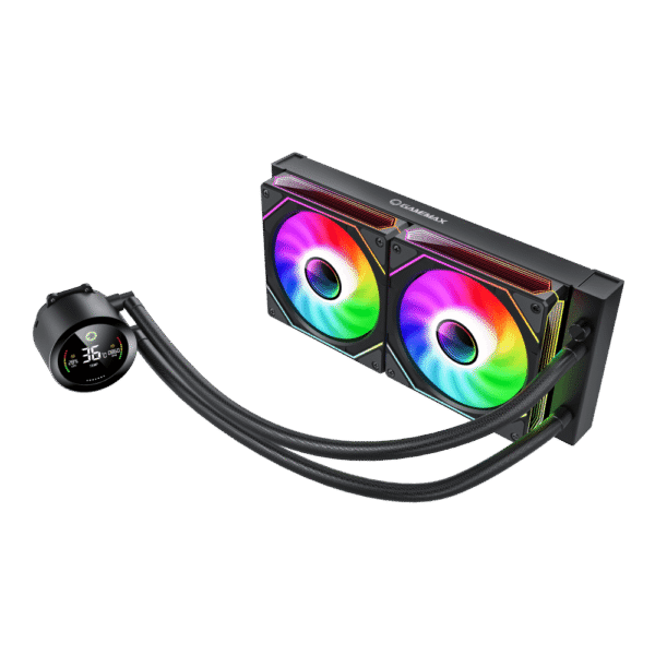 خنک کننده پردازنده مایع گیم مکس IceBurg 240 Digital Black - Image 5
