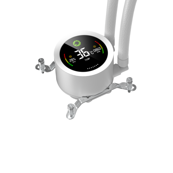 خنک کننده پردازنده مایع گیم مکس IceBurg 360 Digital White - Image 8
