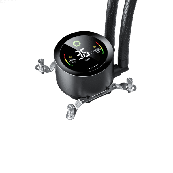 خنک کننده پردازنده مایع گیم مکس IceBurg 240 Digital Black - Image 6