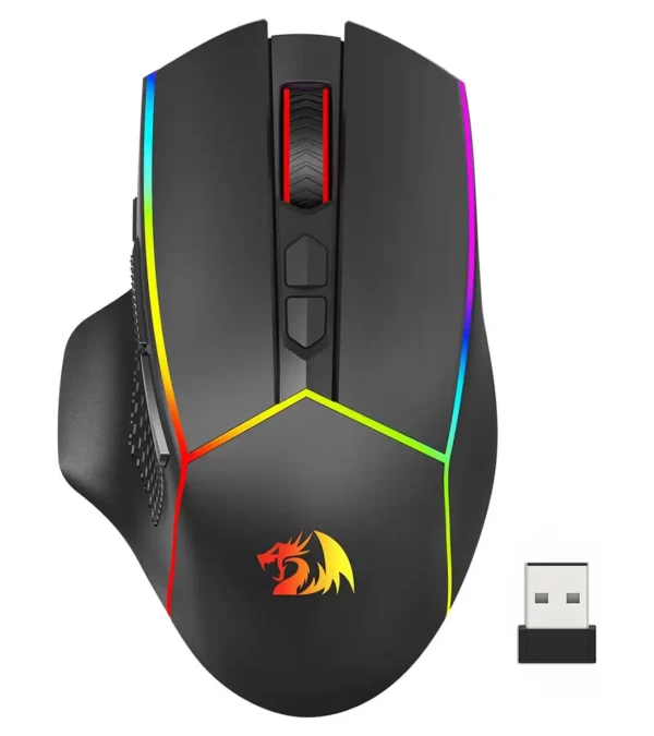 ماوس بی سیم گیمینگ ردراگون AXE M814 PRO RGB - Image 7