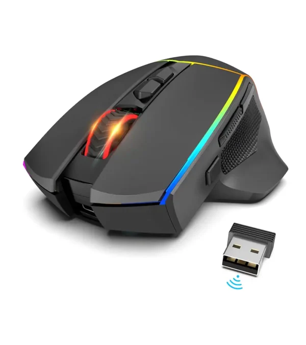 ماوس بی سیم گیمینگ ردراگون AXE M814 PRO RGB - Image 6