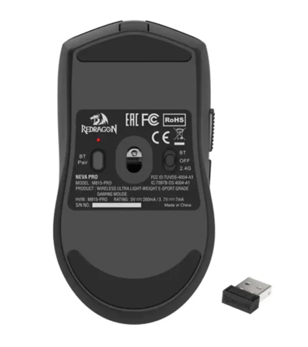ماوس بی سیم گیمینگ ردراگون NEVA M815 PRO - Image 6