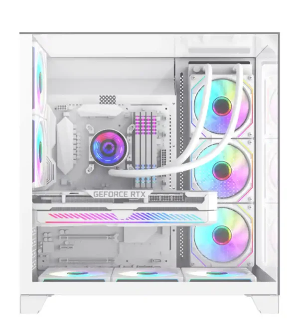 کیس کامپیوتر گیم مکس مدل GameMax Infinity Plus White - Image 3
