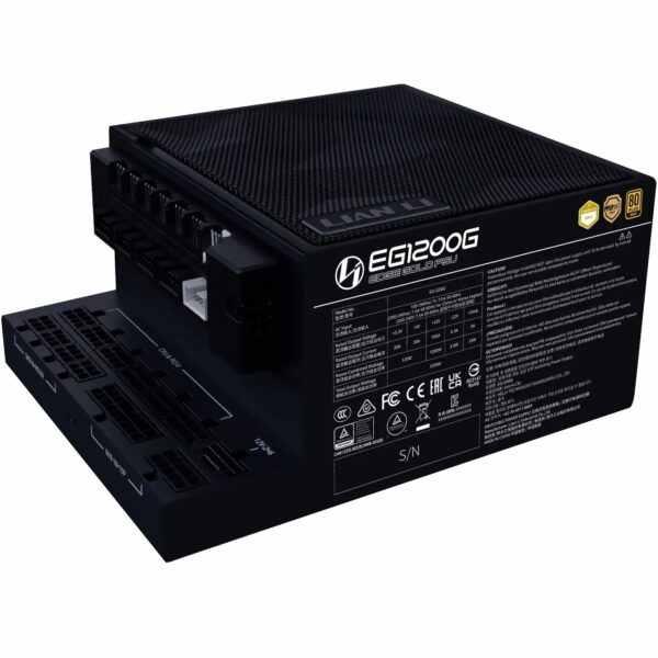 پاور 1200 وات لیان لی EDGE GOLD 1200 UK Black Full Modular به همراه هاب