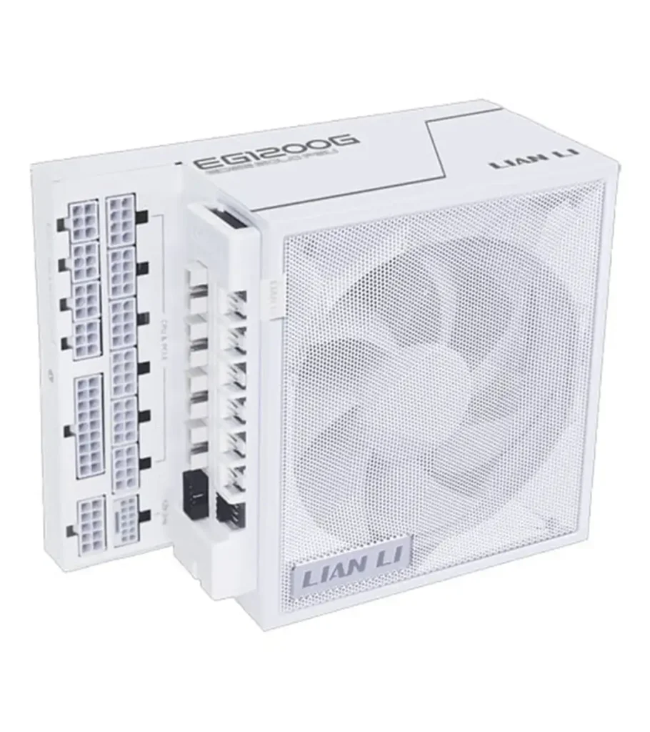 پاور 1200 وات لیان لی EDGE Gold 1200 UK White Full Modular به همراه هاب