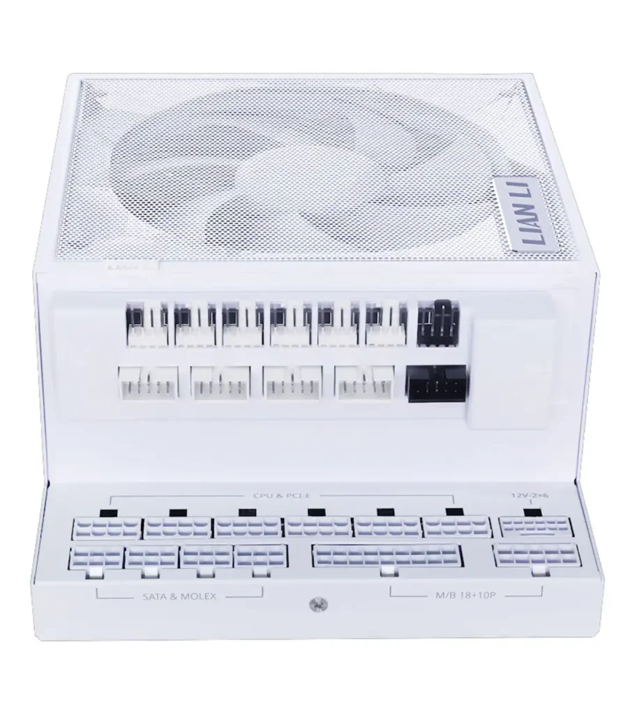 پاور 1200 وات لیان لی EDGE Gold 1200 UK White Full Modular به همراه هاب
