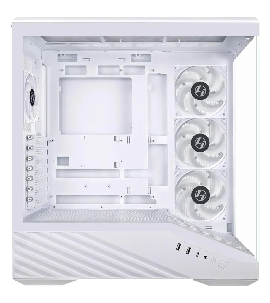 کیس گیمینگ لیان لی Vector V100R White